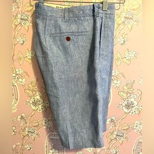 J.Crew chambray Irish linen shorts